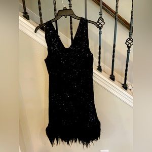 Alex Marie black sequin dress